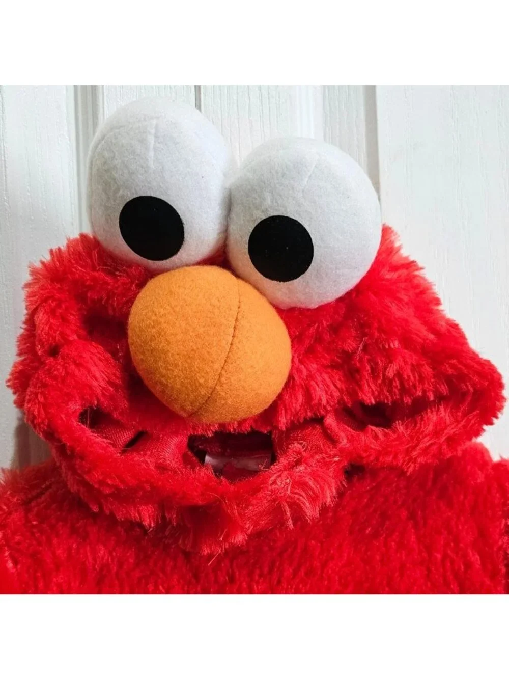 Sesame Street Elmo Plush Baby Costume 12-18 Months Red Furry Monster Halloween